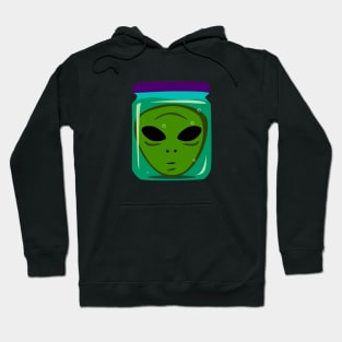 Alien Face In Jar Hoodie